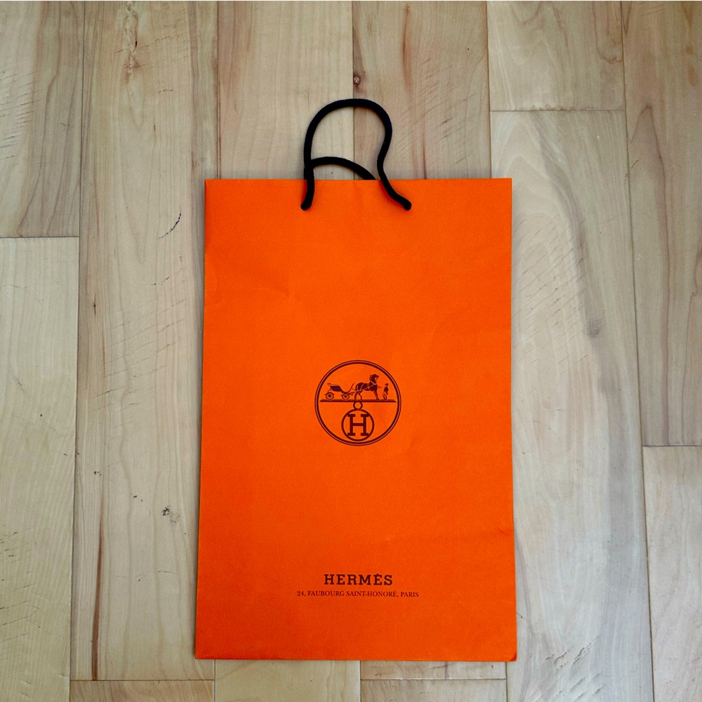 Hermes classic paper bag - gently used